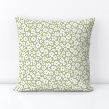 English cottage garden collection - Rozanne floral - winter pear - Spoonflower cushion Creative Arts