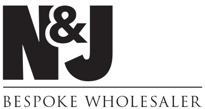 Company brand identity - N&J Wholesale foods logo